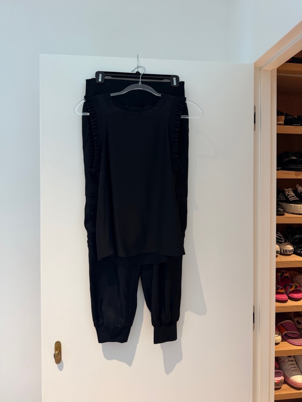 cinq a sept Black Rib-Trim Bomber Jacket